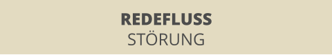 REDEFLUSS STÖRUNG